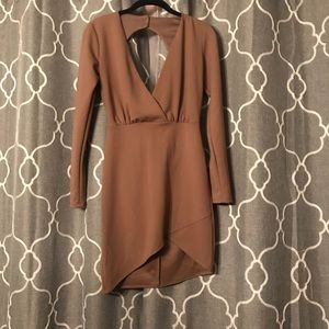 Brown Bodycon Dress